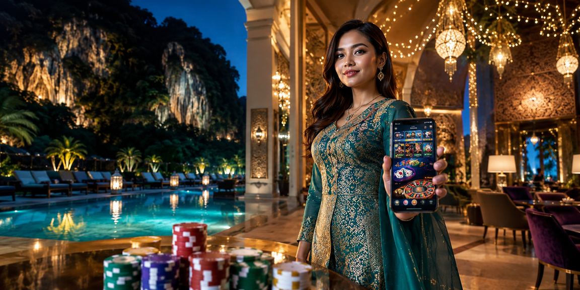 Permainan loteri tradisional di Ipoh ketika musim Hari Raya