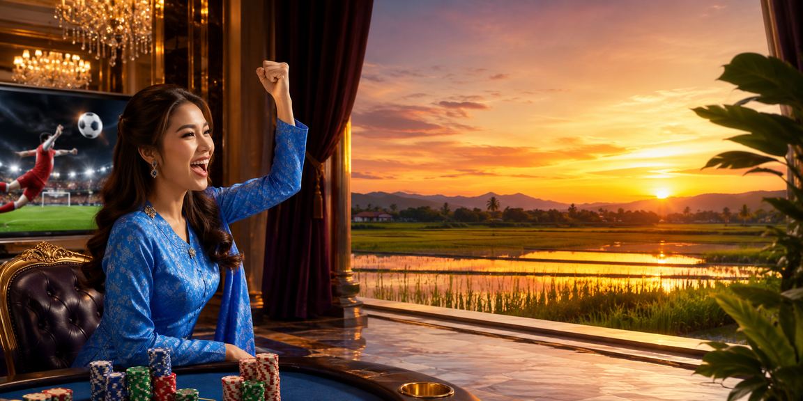 Pengguna Malaysia bermain slot mbi8 di Kedah dalam pakaian tradisional